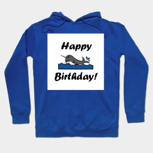 Birthday Narwhal Hoodie